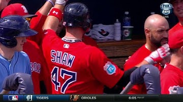 BOS@TB: Shaw scores Ramos on single