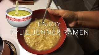 We are trying the famous kylie jenner ramen. here's how i made it: 1
package of ramen egg tablespoon butter garlic leave your comment...