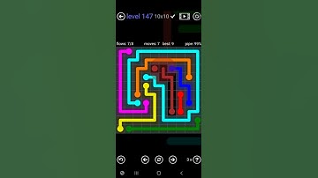 How To Solve Flow Free 10x10 Mania Level 147 Hard Board Walk Through Solution Walkthrough
