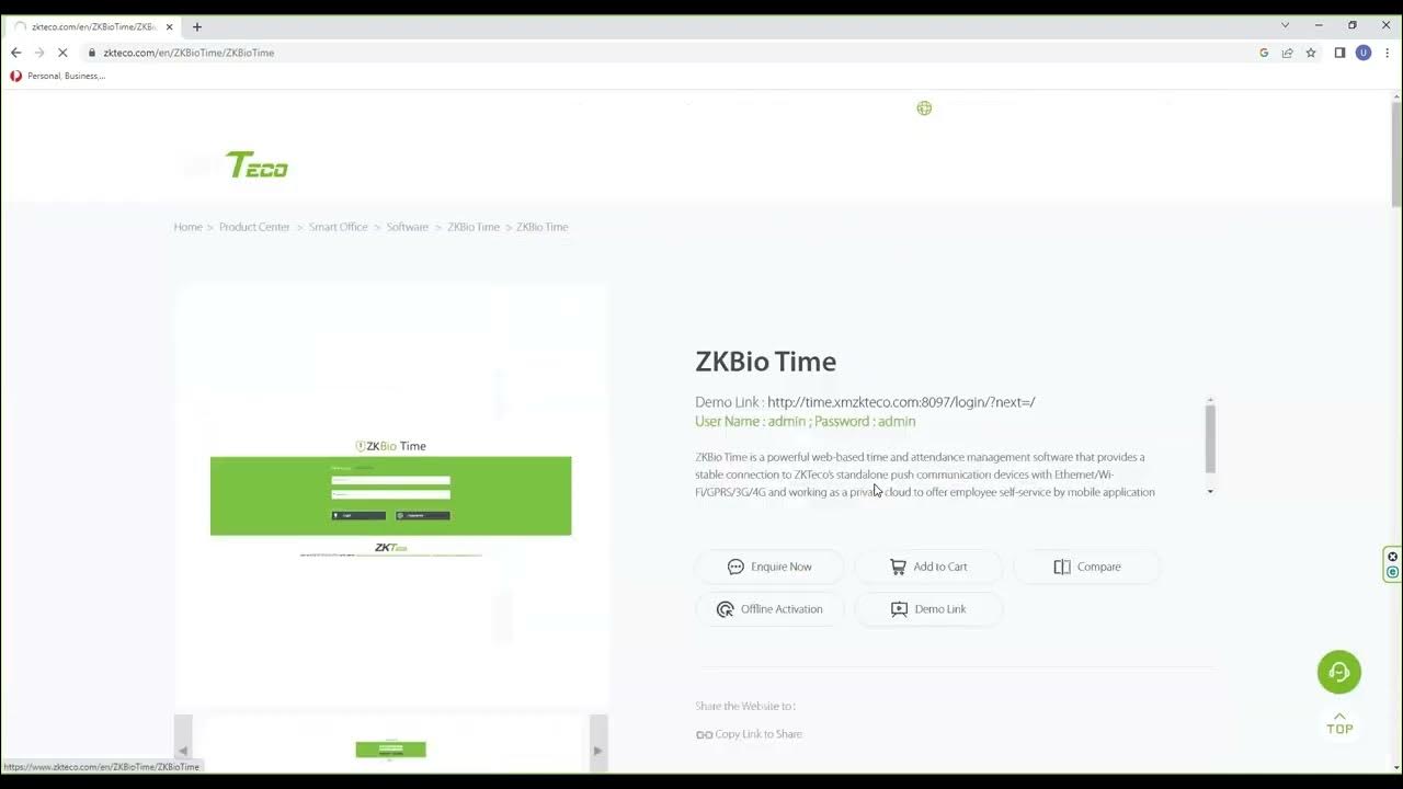 Biotime 8.0 Software Download