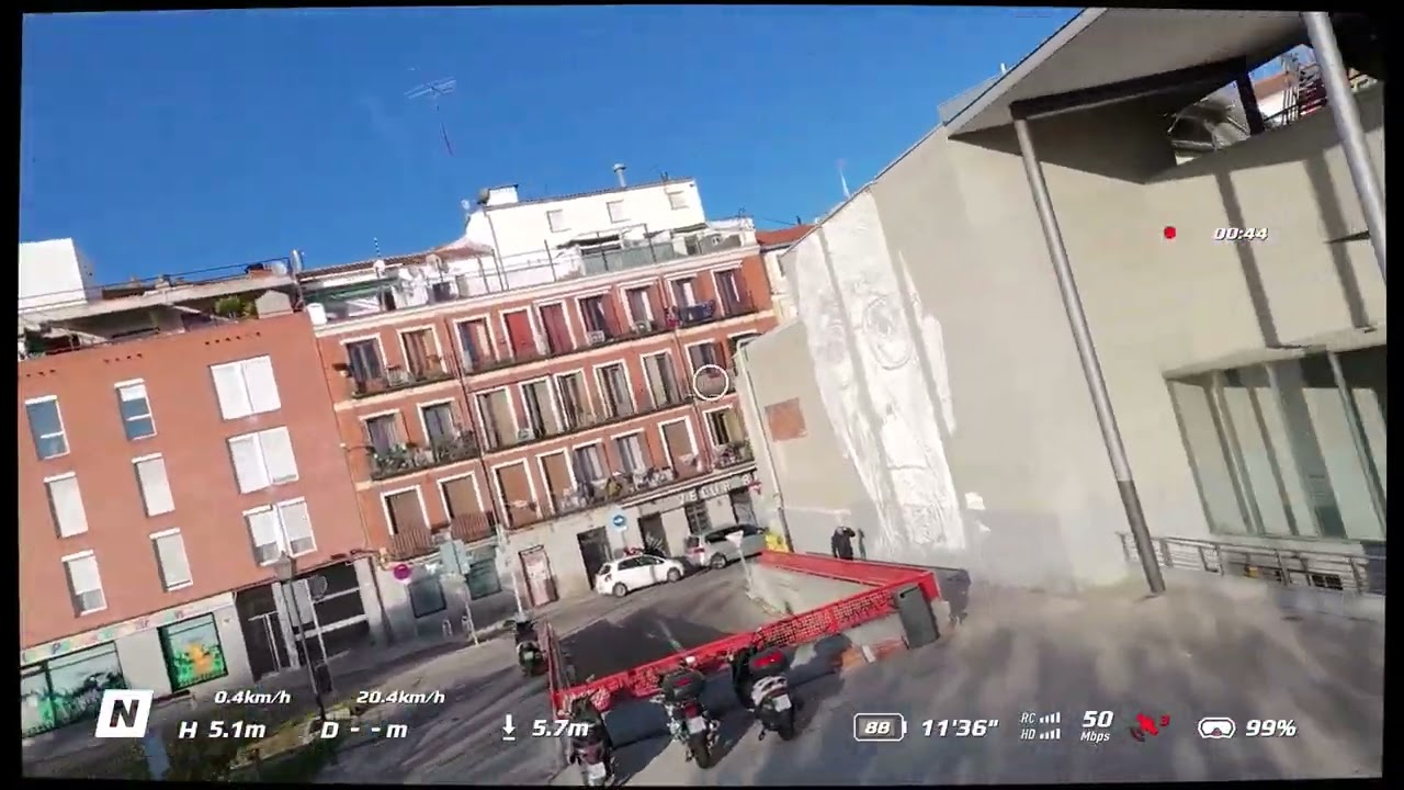 First flight outside with DJI Neo