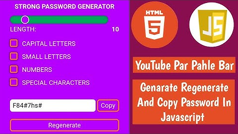 Easy JavaScript Password Generator for Maximum Security!
