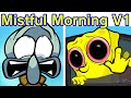 Friday night funkin vs mistful crimson morning v1 update squidward spongebob patrick fnf mod