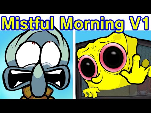 Friday Night Funkin' VS Mistful Crimson Morning V1 Update (Squidward, Spongebob, Patrick) (FNF Mod)