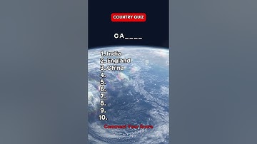 Guess these countries by their first 2 letters?🌎#quiz #country #guess