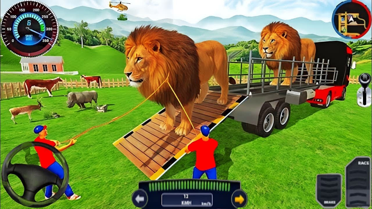 Animal Truck Game Cargo Truck Gameplay – Offroad Animal Transport Simulator | Super Gaming