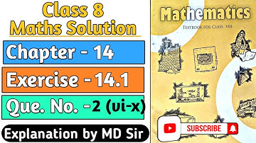 Ncert Class 8 Maths Exercise 14.1 Q. 2 | Chapter 14 Factorisation | Md Sir class 8