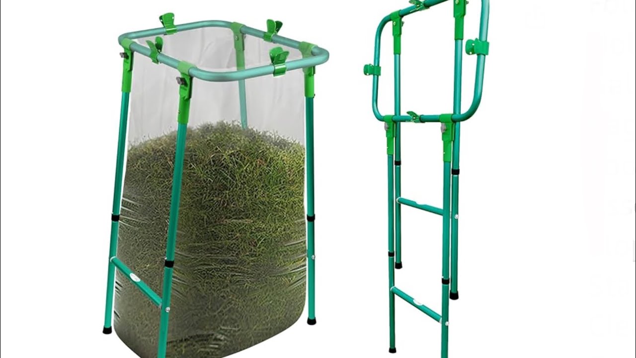 NiftYard Foldable Leaf Bag Holder, for 33-55 Gallon Plastic & Paper Bags