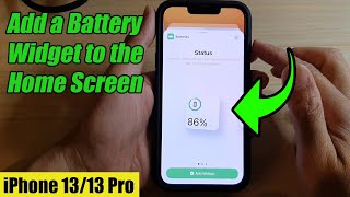 iPhone 13/13 Pro: How to Add a Battery Widget to the Home Screen screenshot 5