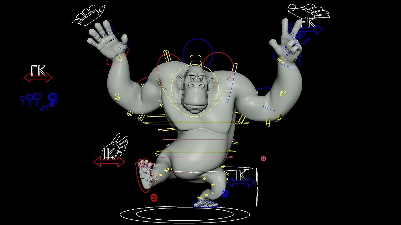 Cartoon Body Rigging by Hen Avisror | Student Demo Reel - YouTube