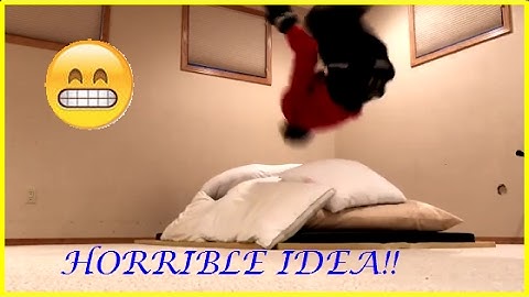 BACKFLIP IN FULL HOCKEY EQUIPMENT!!! (Gone Wrong??)