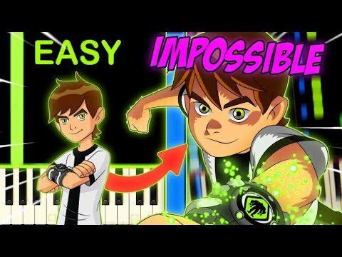 BEN 10 THEME from TOO EASY to IMPOSSIBLE