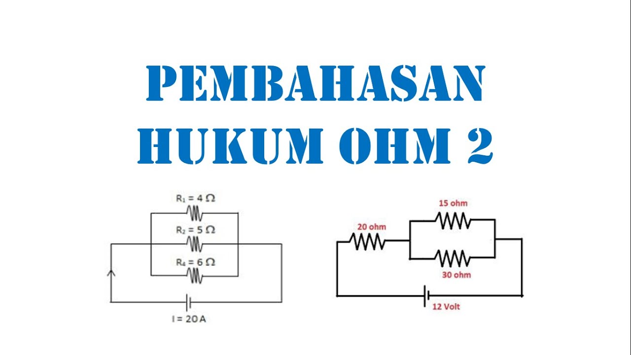 Pembahasan Soal Listrik Dinamis | Hukum Ohm (Fisika Kelas 12) #part 2 ...