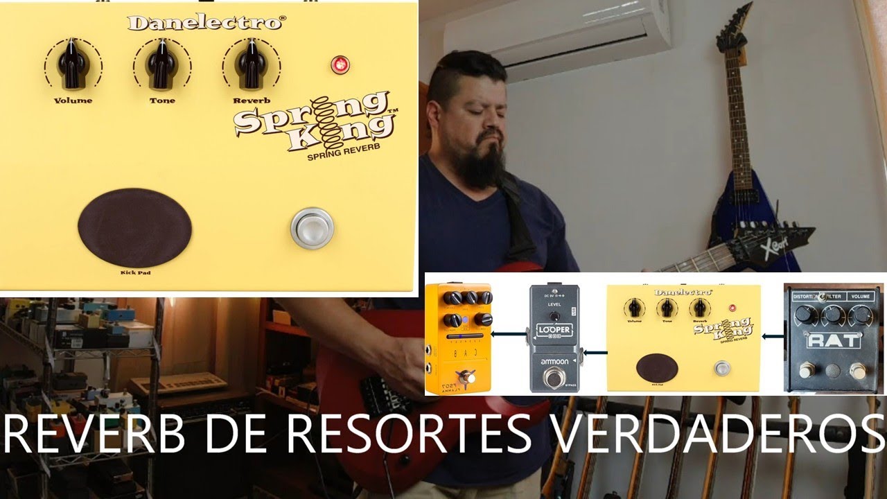¿Qué hace que el pedal de reverb Danelectro Spring King suene tan ÉPICO?