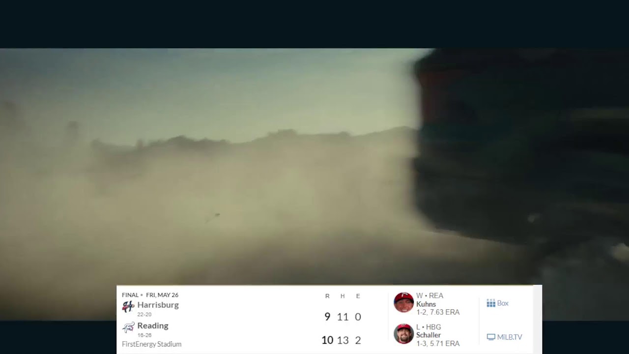 Reading Fightin Phils (Phillies) vs Harrisburg Senators (Nationals)