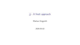jj - A fresh approach for version management