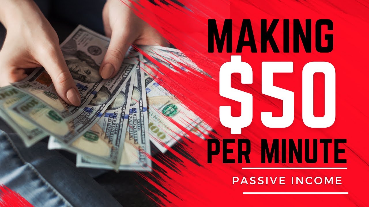 Shortcut on making $50 on passive income every minute  Make Money Online