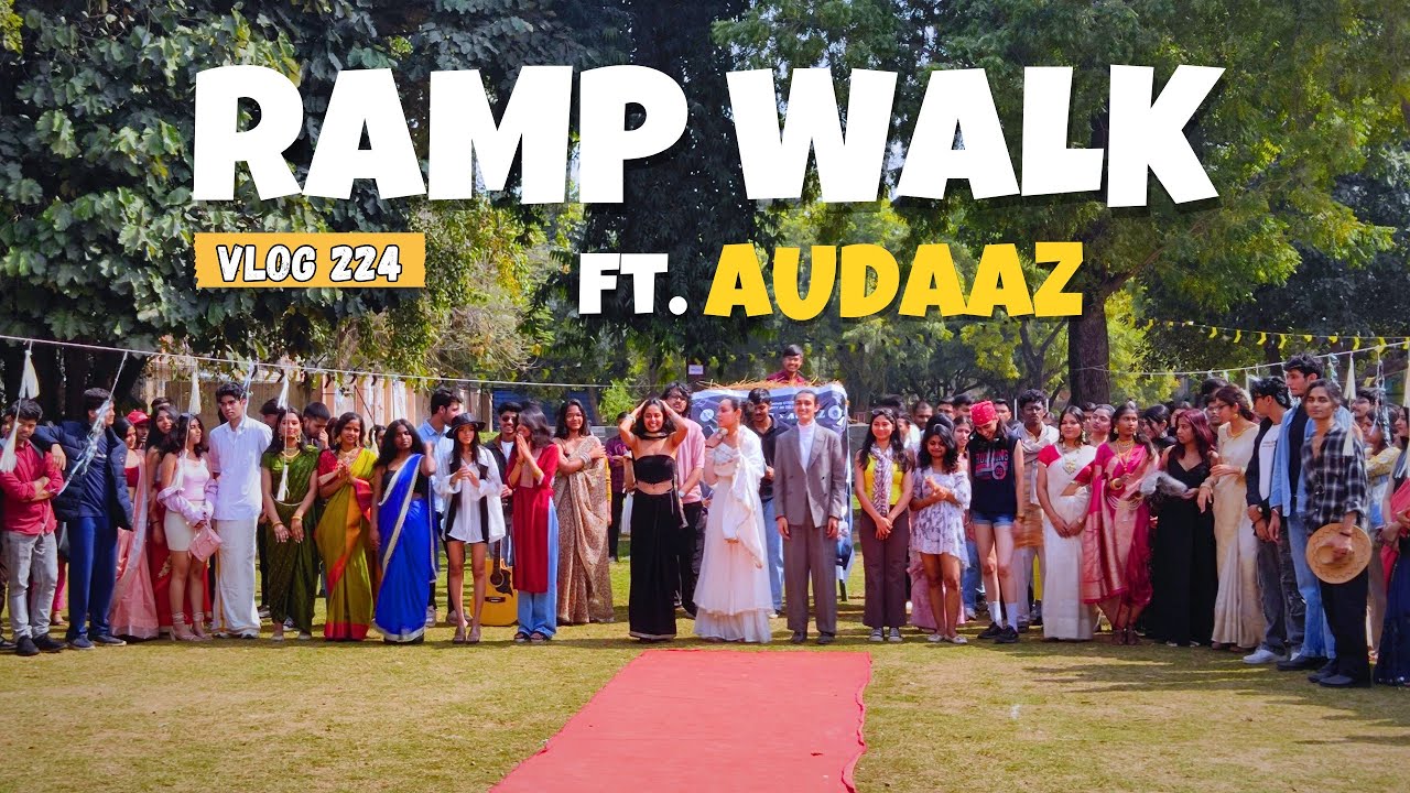 RAMP WALK 🔥 ft. AUDAAZ - The Fashion Society ✨ | Deshbandhu College📍