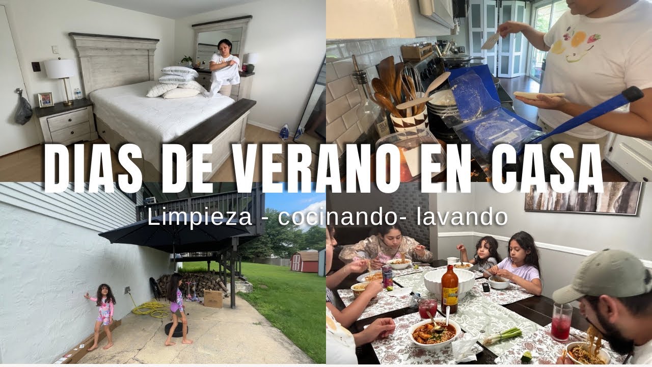 Rutina en casa : así entretengo a mis hijas || limpiando y cocinando | Homeshade