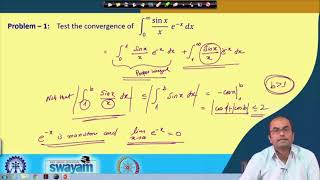 Lecture 23 :Improper Integrals (Cont.) #swayamprabha #CH38SP