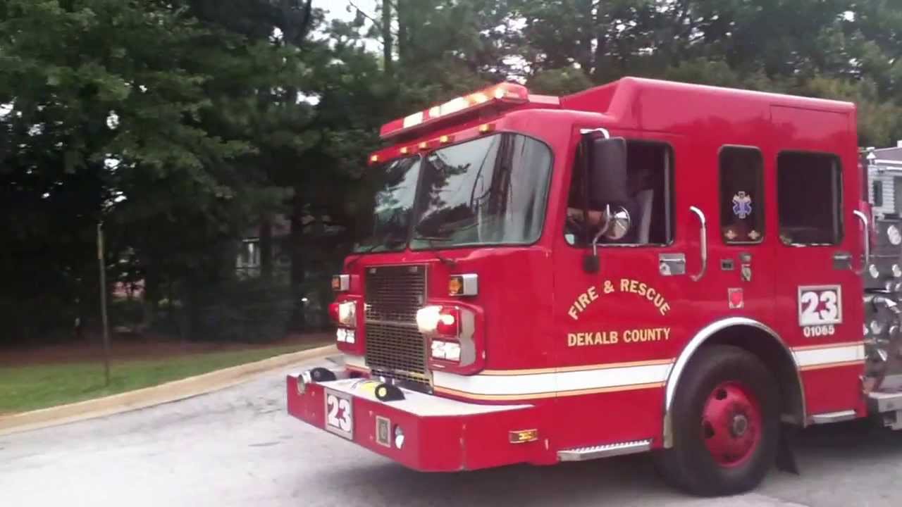 Dekalb County Fire Rescue Engine 23 YouTube