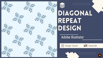 Diagonal Repeat Pattern Illustrator | #design #illustrator