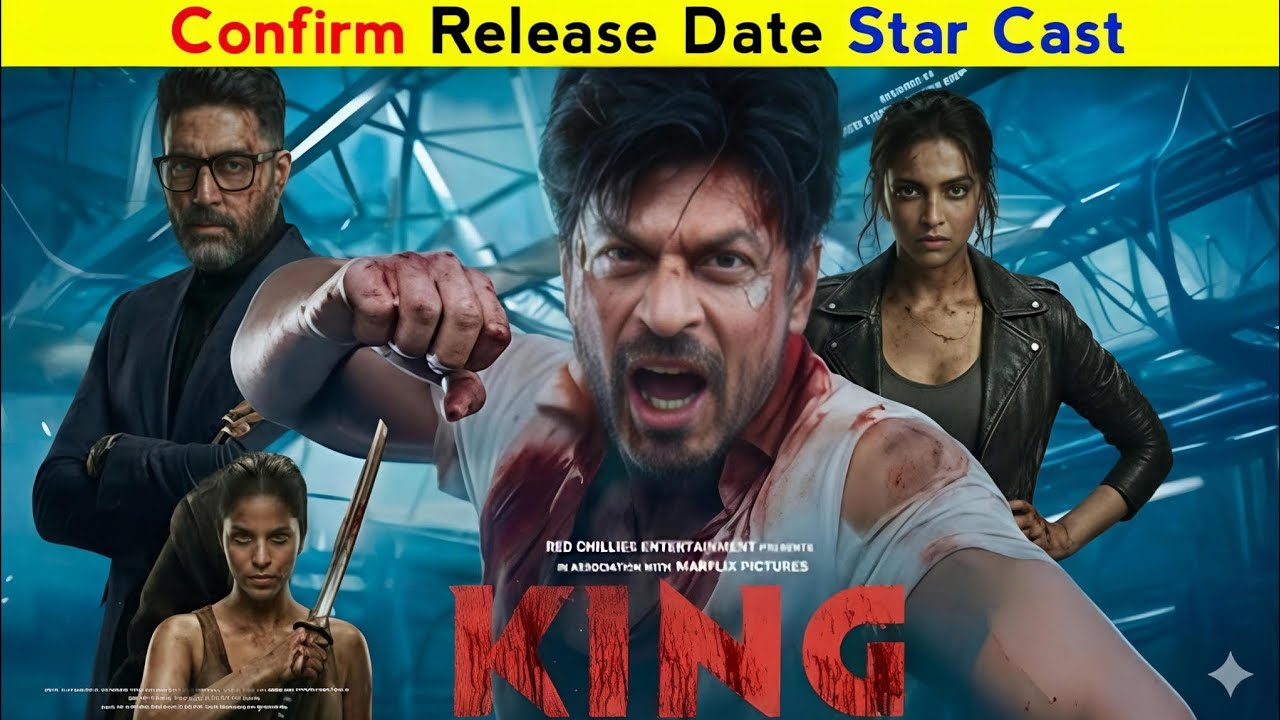 SRK’s Biggest Explosion! | KING Movie Release Date, Star Cast & Action Details