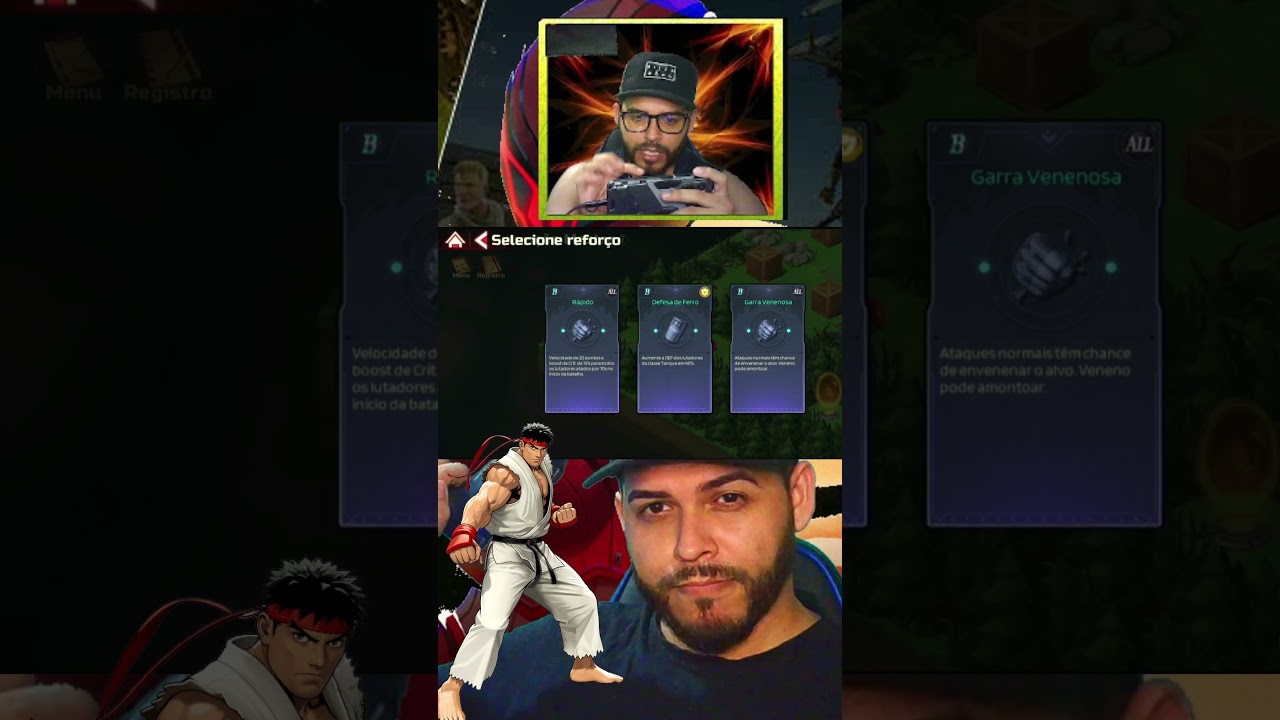 STREET FIGHTER DUEL SHORTS: EXPLICAÇÃO DAS CARTAS! 