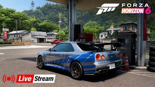 FORZA HORIZON 6 JAPAN MAP LIVE 🌸 Steering Wheel Cam + Realistic Graphics Part 11