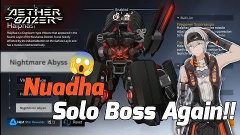 Again!!.. Recurring Dream - Nightmare Abyss Solo Nuadha Vs Halphas [Aether Gazer]