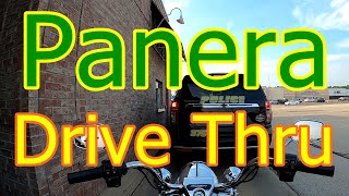 Panera Drive Thru on Motorcycle