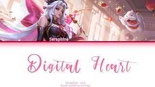 Seraphine K/DA Solo - Digital Heart (Color Coded Lyrics Eng) screenshot 4