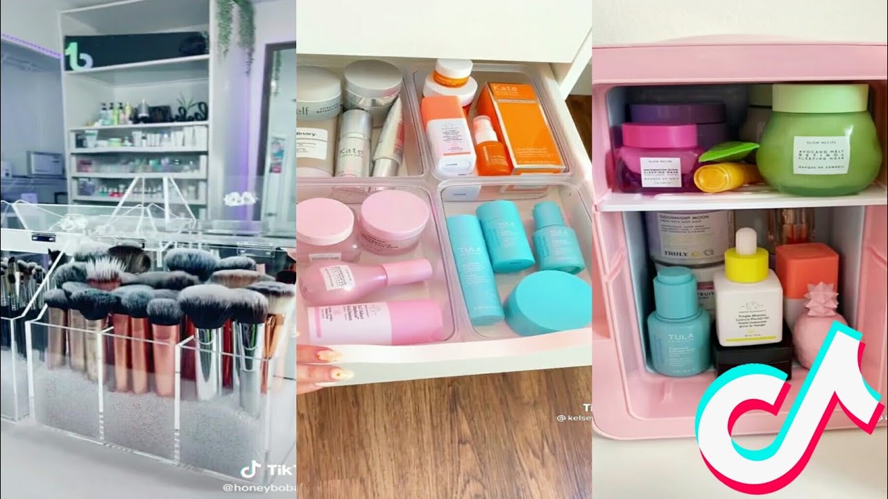 Preppy Skincare & Makeup Organizer Storage Drawer