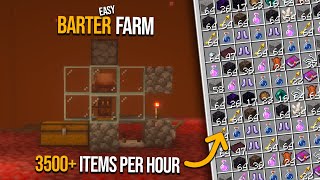 Easy Piglin Trading Farm | 3500+ Items per hour! screenshot 3