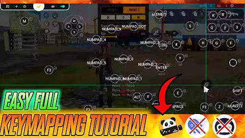⌨️Pro Level Keymapping Tutorial | Play Free Fire With Keyboard And Mouse On Mobile Me Kaise Khele