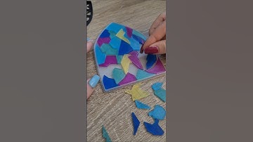 solving 3d printed jigsaw #stainedglassart #3dprinting #asmr #satisfyingsounds