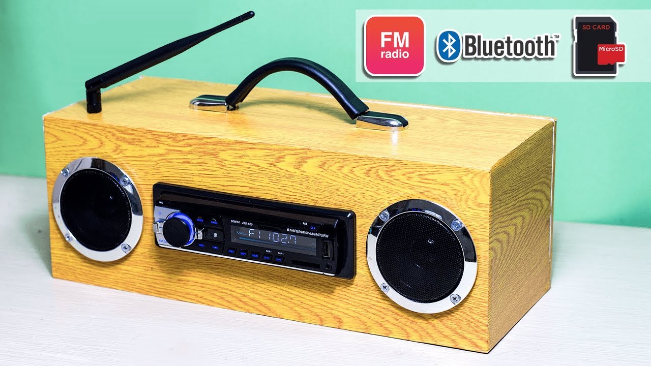 DIY Multi-function Bluetooth Speaker/FM Radio/MP3 Player 