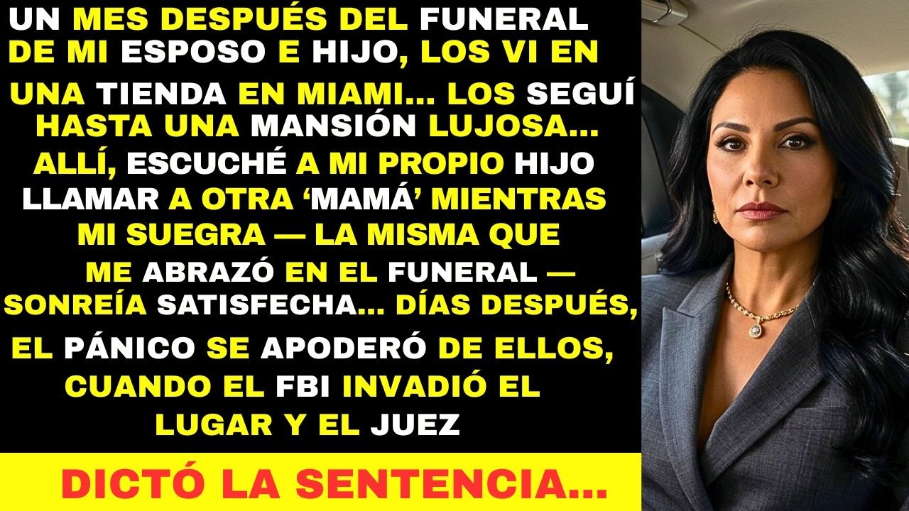 Vi a mi MARIDO e HIJO 'fallecidos' en Miami. Los seguí hasta su nueva familia. Ahora lo sentirán en