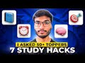 7 HACKS to STUDY *effectively* to get IIT!