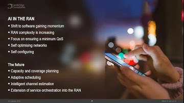 Cambridge Consultants webinar: How AI will transform telecoms