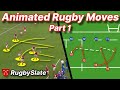 The best rugby moves compilation  animated playbook  part 1  rugbyslate