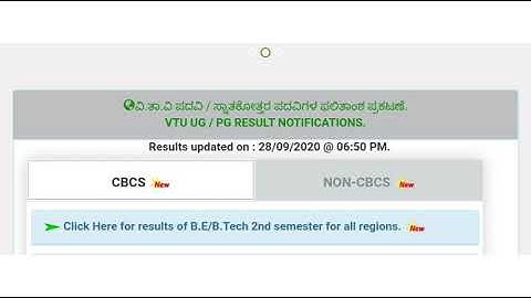 VTU RESULTS OUT|B.E/B.TECH 2nd Semester for all regions||