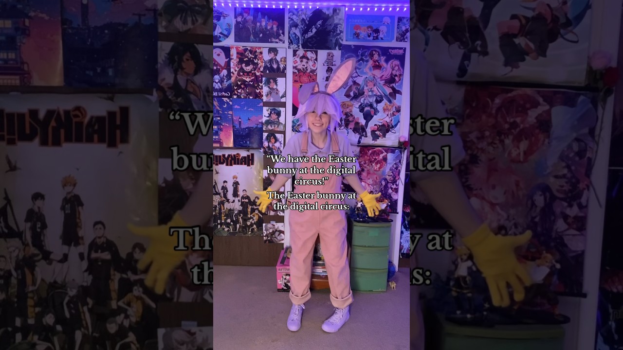 And the next day is April Fools very fitting for Jax; Happy Easter! #jaxcosplay #tadccosplay #tadc