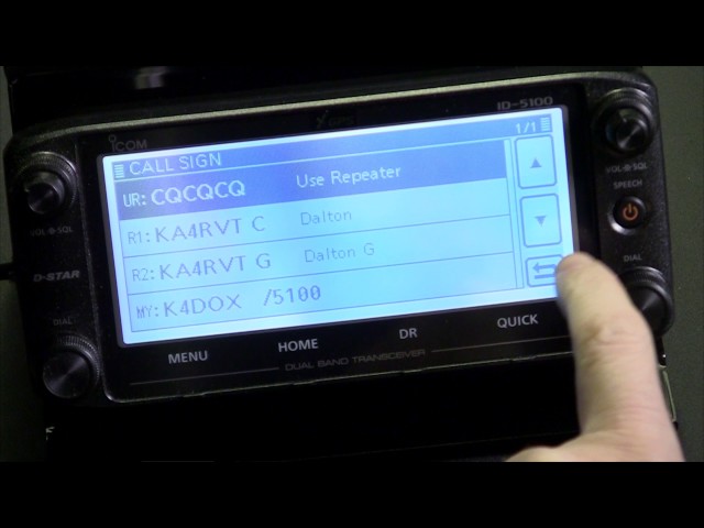 D-Star Training Icom ID-5100a Linking & Unlinking Repeaters, D