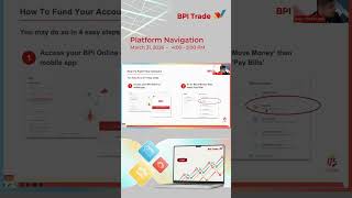 How to fund your BPI Trade Account via the BPI Pay Bills facility.