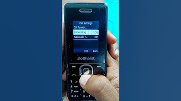 How to activate call waiting setting in jio Bharat v2 keypad phone || call waiting
