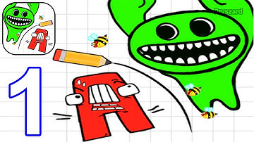 Save The Ban Ban Alphabet - Gameplay Walkthrough Part 1 Tutorial All Levels 1-22 (iOS, Android)