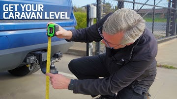 How to make sure your CARAVAN is level when towing - Perfect for new caravaners!