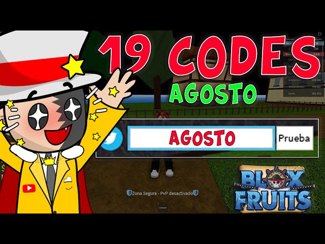 19 CODIGOS DE BLOX FRUITS CODES ROBLOX AGOSTO 2022 *ACTIVOS* 