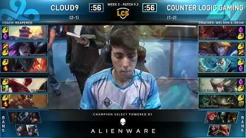 CLG vs C9 vs Counter Logic Gaming vs Cloud9 | Week 2 Day 2 | Highlights | LCS Spring Split 2019